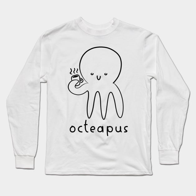 Cute Octeapus Long Sleeve T-Shirt by Octeapus